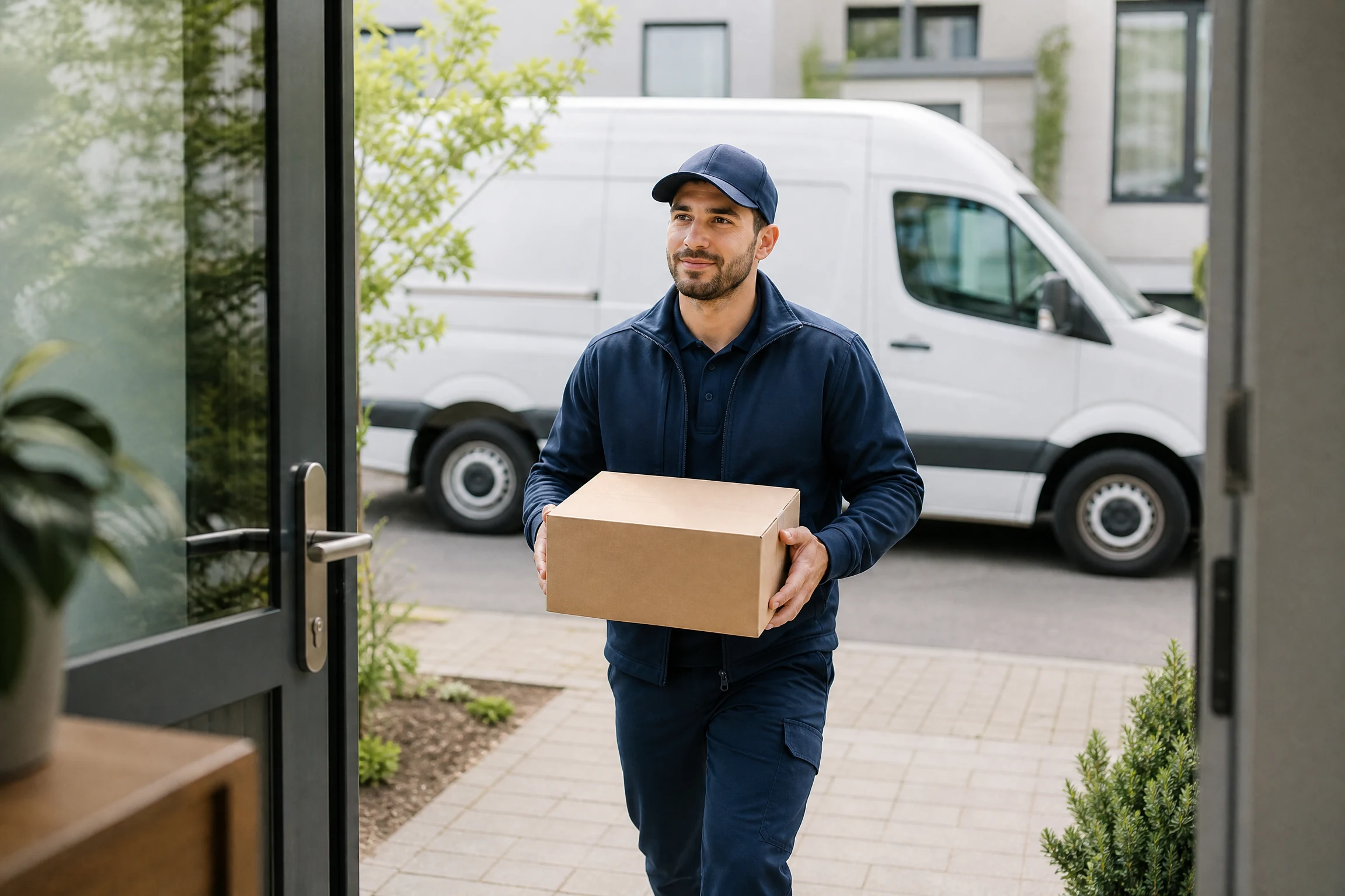 Delivery Driver job artwork for Speak2Work English practice.